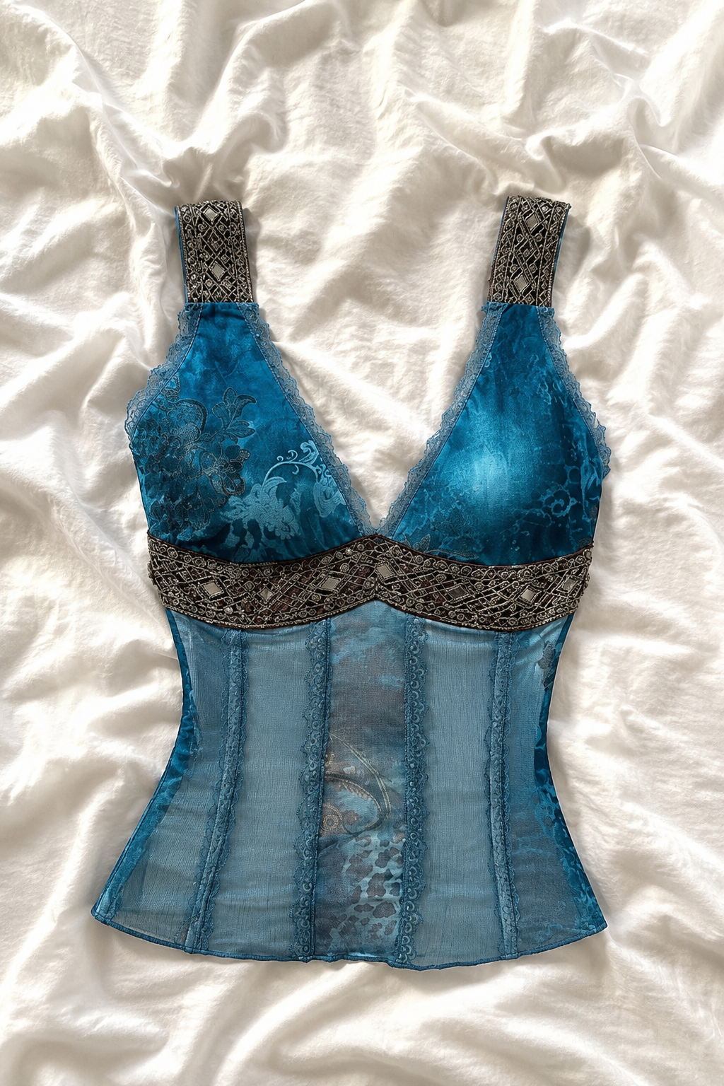 Top Corset Femme Décolleté – Style Y2K Élégant