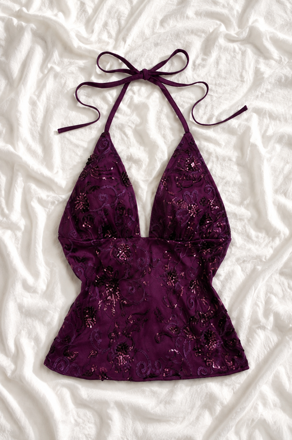 Top à Sequins – Style Glamour Y2K