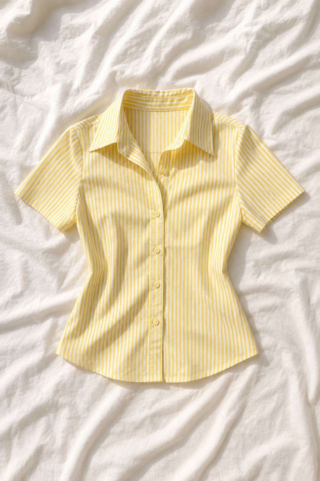 Chemise Femme Cintrée à Rayures – Style Chic Casual