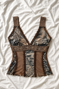 Top Corset Femme Décolleté – Style Y2K Élégant