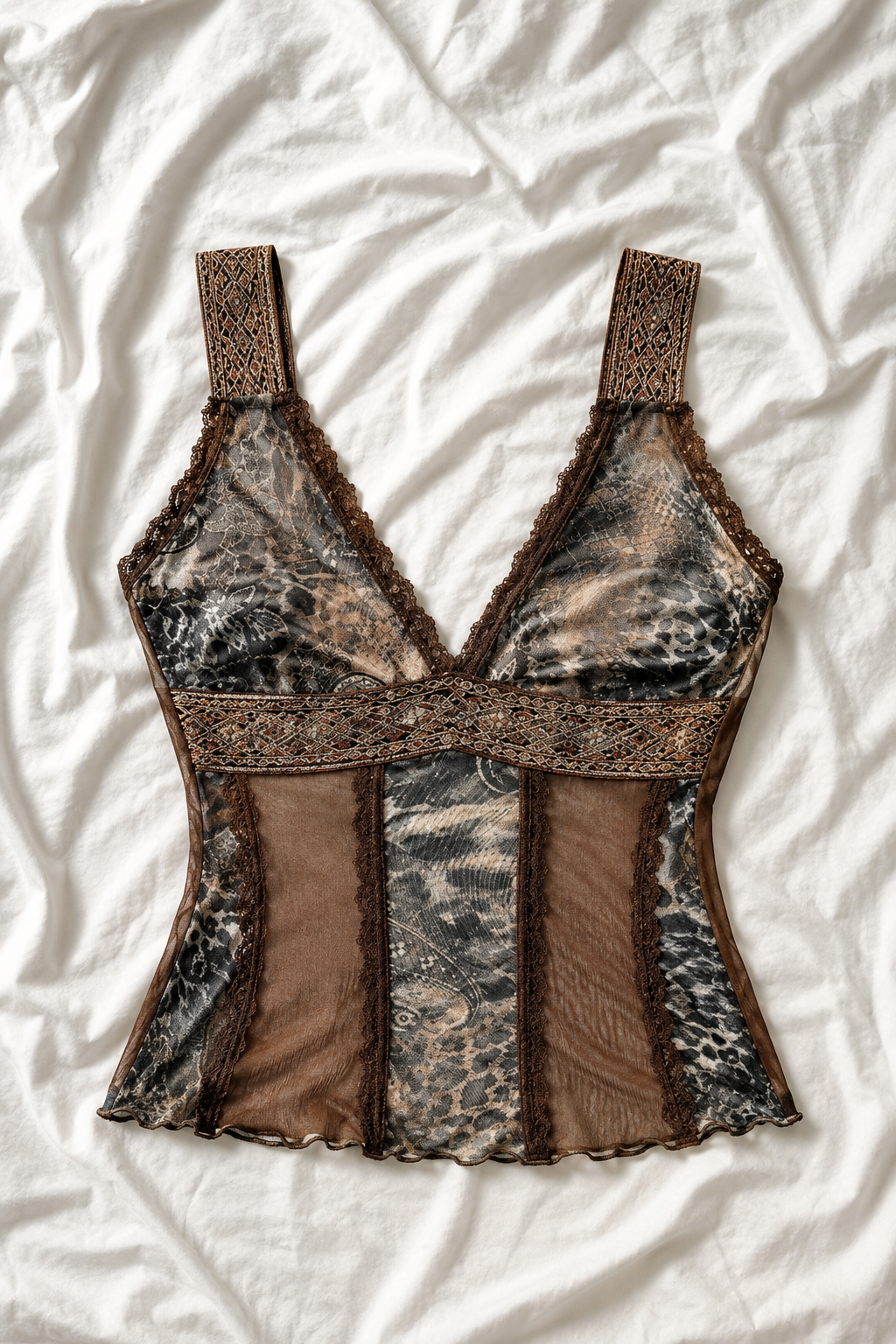 Top Corset Femme Décolleté – Style Y2K Élégant