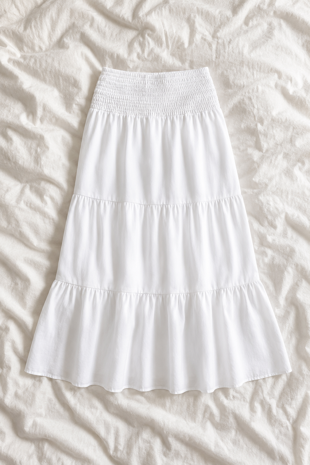 Jupe Longue Fluide à Volants – Style Bohème Chic