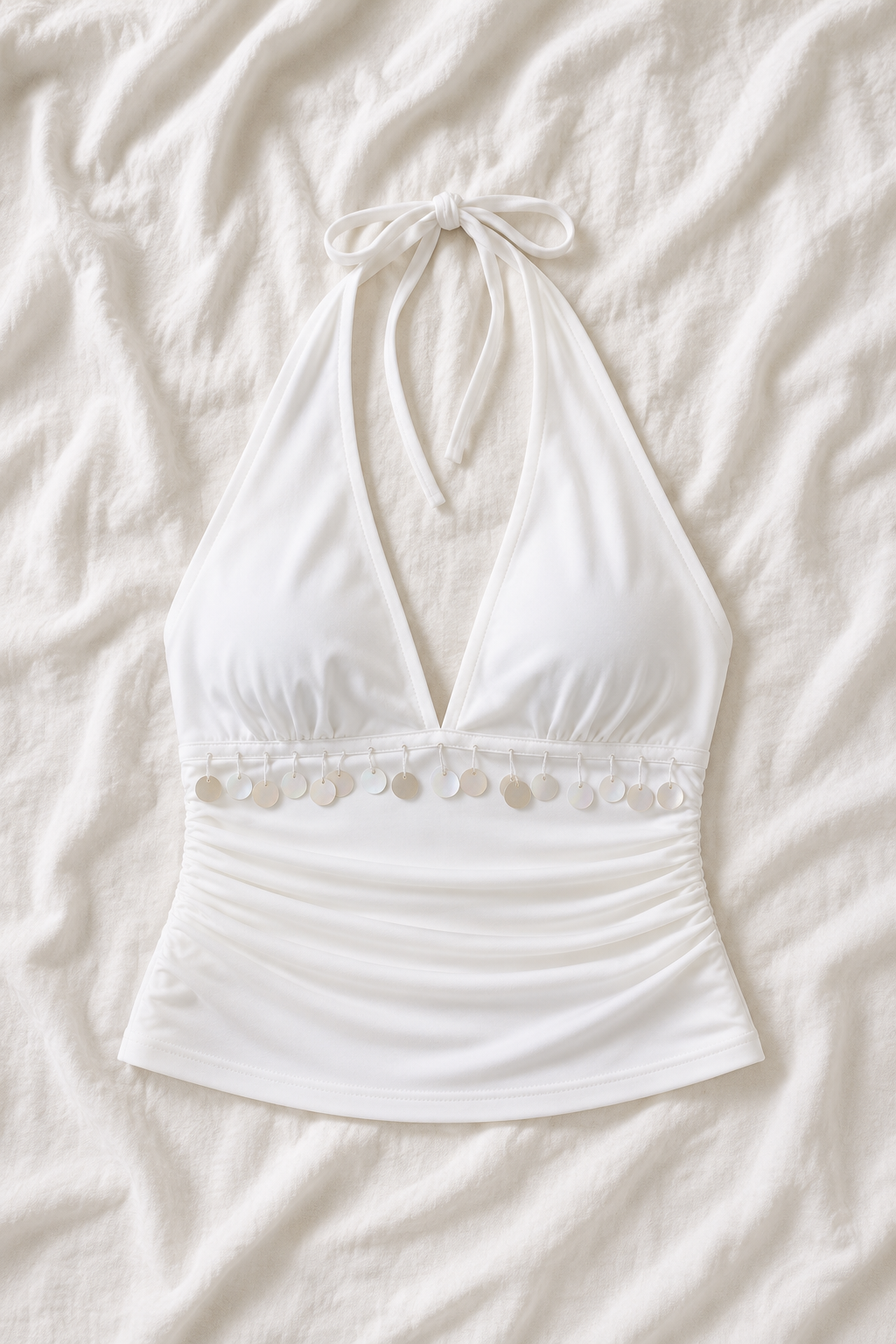 Top Dos Nu à Médailles – Style Bohème Y2K