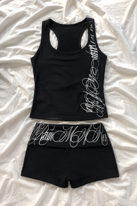 Ensemble Femme Imprimé – Débardeur & Short Tendance